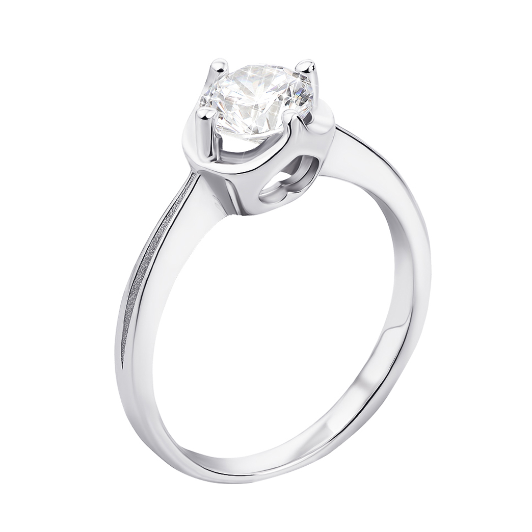 

Серебряное кольцо с цирконием 000126095 17 размера