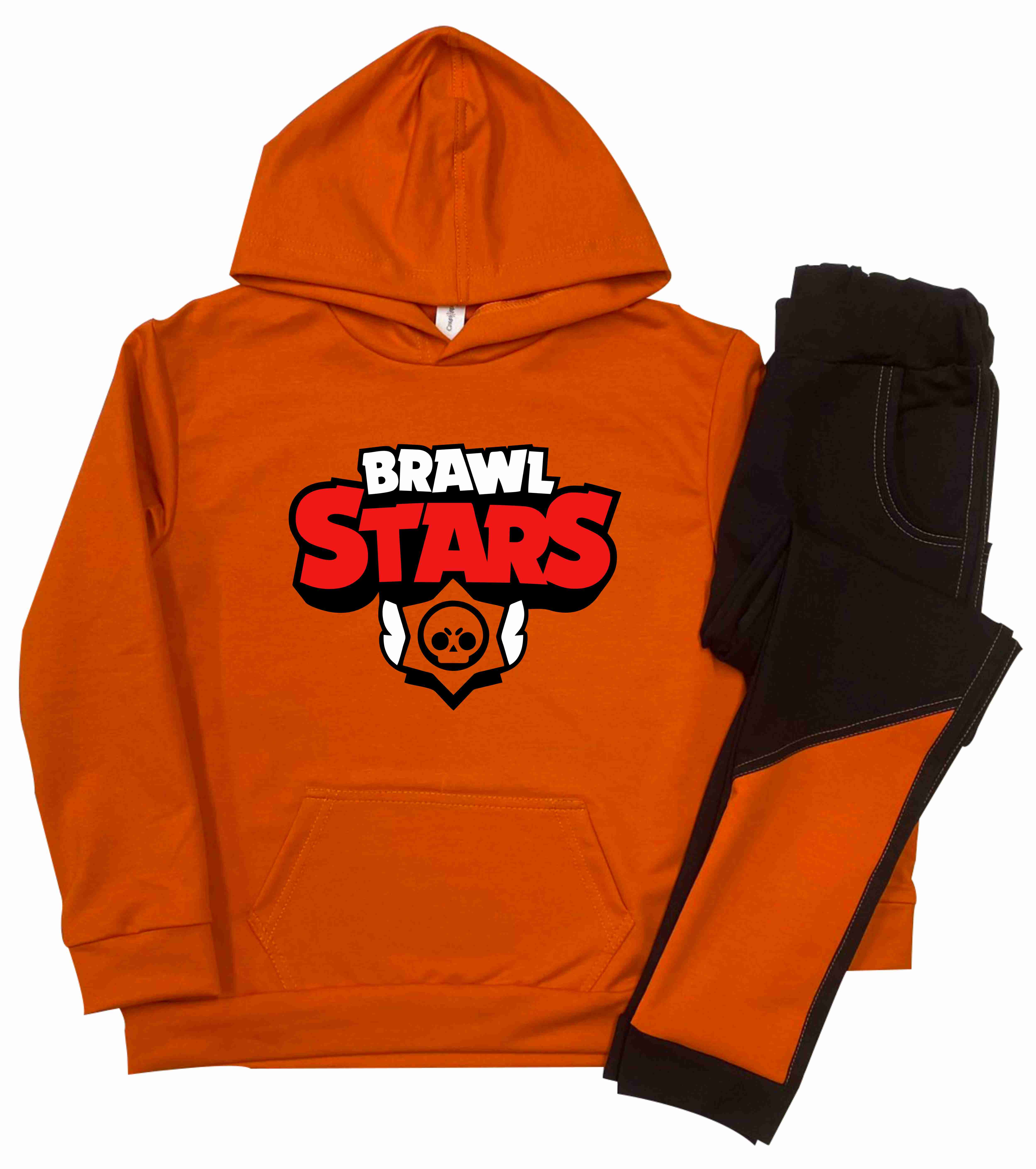 

Костюм спортивний зі вставкою "Brawl stars" СПИ-2607 помаранчевий 134 см