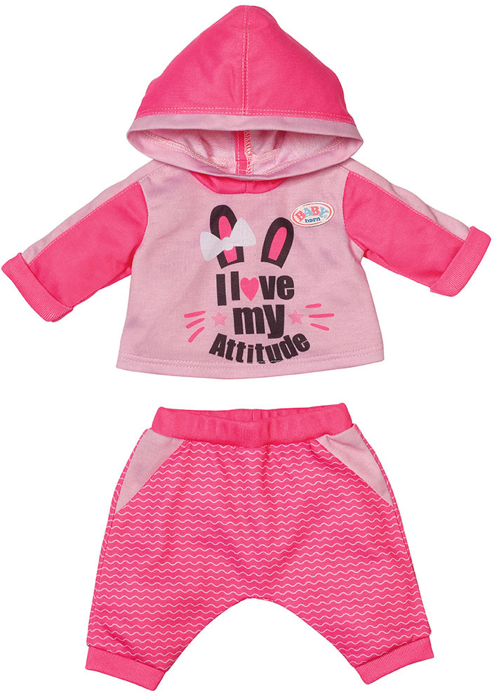 

Набор одежды для куклы Baby Born Спортивный костюм для бега Розовый (830109-1)
