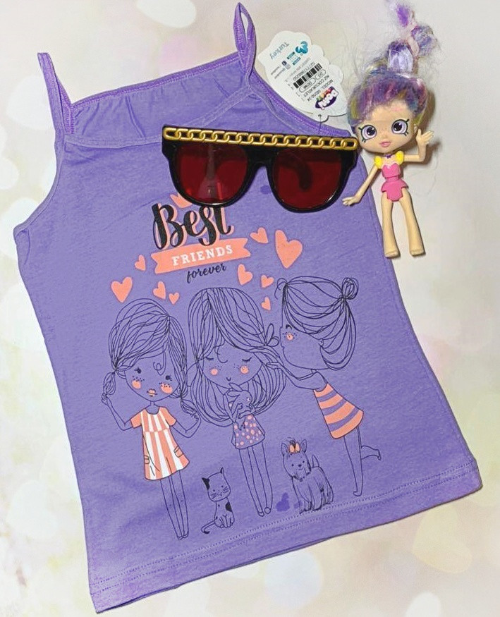 

Майка детская для девочки DOMI kids 68250-34 Фиолетовый, 2/3 (92-98cm)