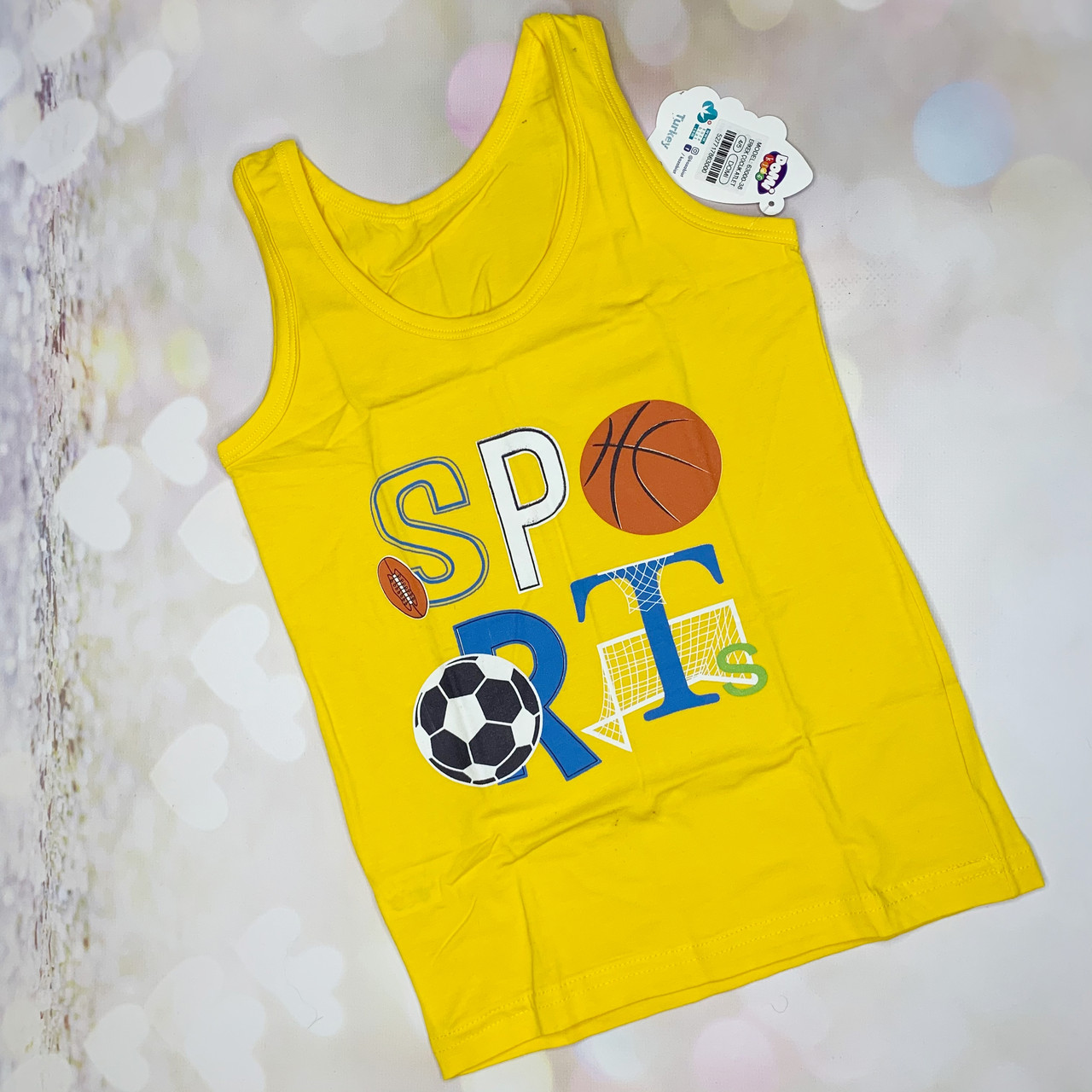 

Майка детская для мальчика DOMI kids 63000-37 Желтый, 8/9 (128-134cm)