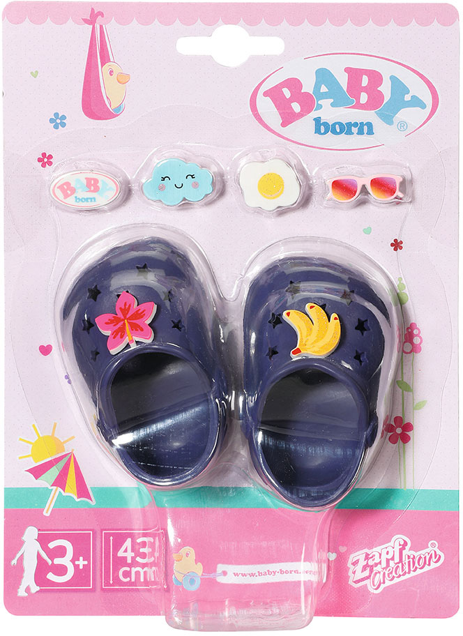 

Обувь для куклы Baby Born Праздничные сандалии со значками Синие (828311-2)