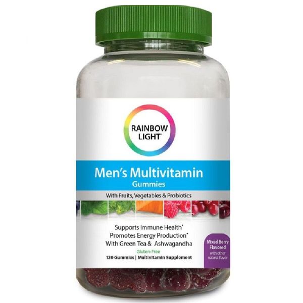 

Мультивитамины для мужчин Men's Multivitamin Gummies Rainbow Light 120 жевательных конфет (RL049)