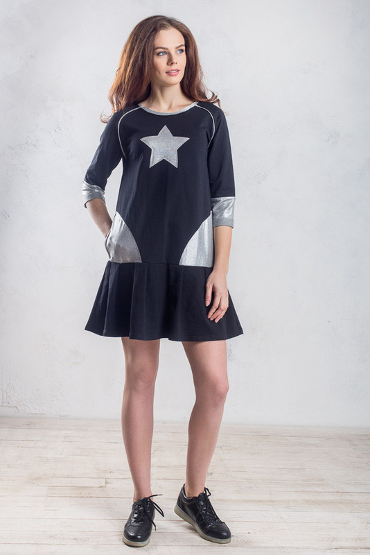 

Платье VASILYEV Star  Черное, Платье VASILYEV Star L Черное