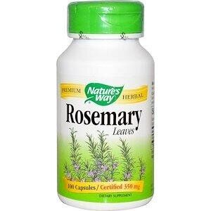 

Розмарин Rosemary Nature's Way листья 350 мг 100 капсул (NW037)