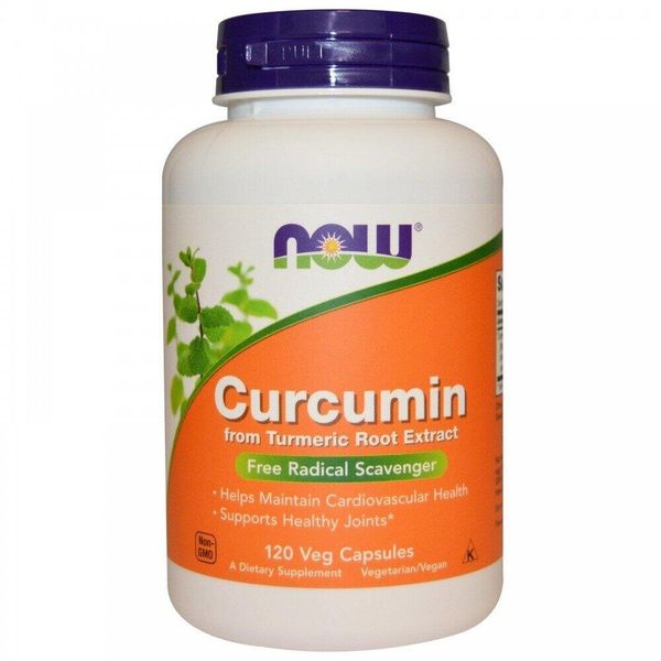 

Куркумин Curcumin Now Foods 665 мг 120 капсул (NF444)