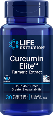 

Куркумин Curcumin Elite Turmeric Extract Life Extension 500 мг 30 капсул (LE061)