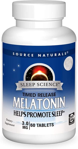 

Мелатонин быстрого действия Melatonin Source Naturals 3 мг 120 таблеток (SNS061)