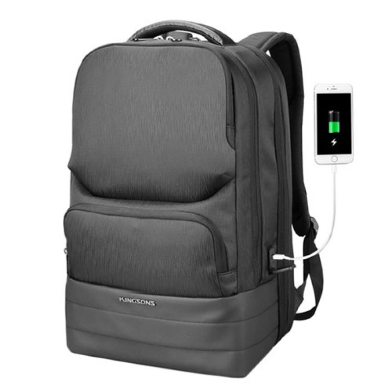 

Рюкзак Kingsons KS3193W серый