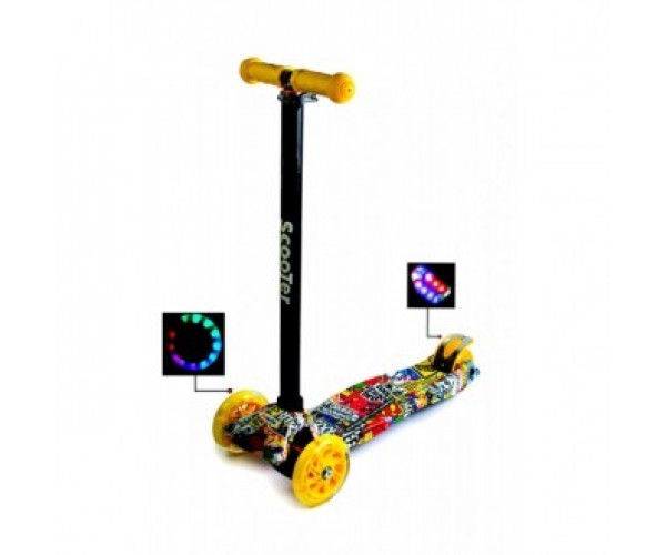 

Самокат Scooter Maxi с рисунками, Inscription