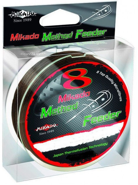 

Шнур рыболовный Mikado 8 Octa Method Feeder Braid 300 м 0,10 мм 7.75 кг Коричневый
