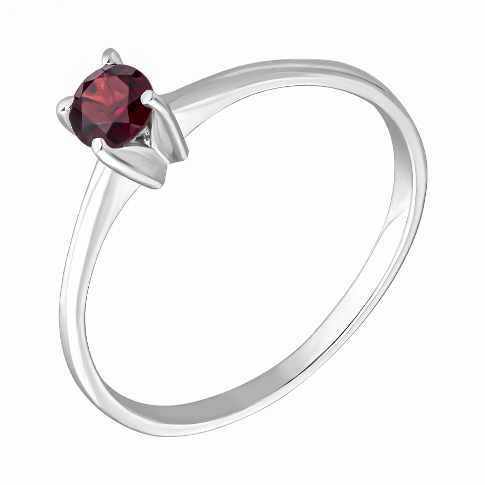 

Серебряное кольцо с гранатом 000134854 16 размера