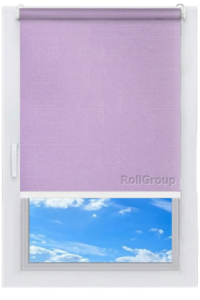 

Ролета тканевая Roll Group Лен 120х165 Сиреневый 7438