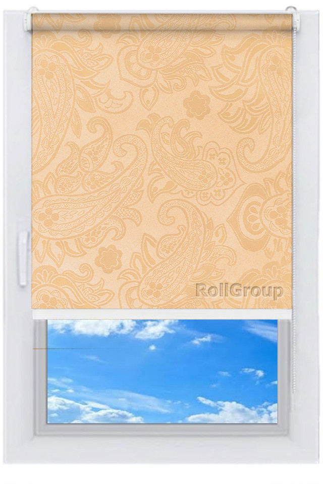 

Ролета тканевая Roll Group Бали 140х165 Айвори 2070