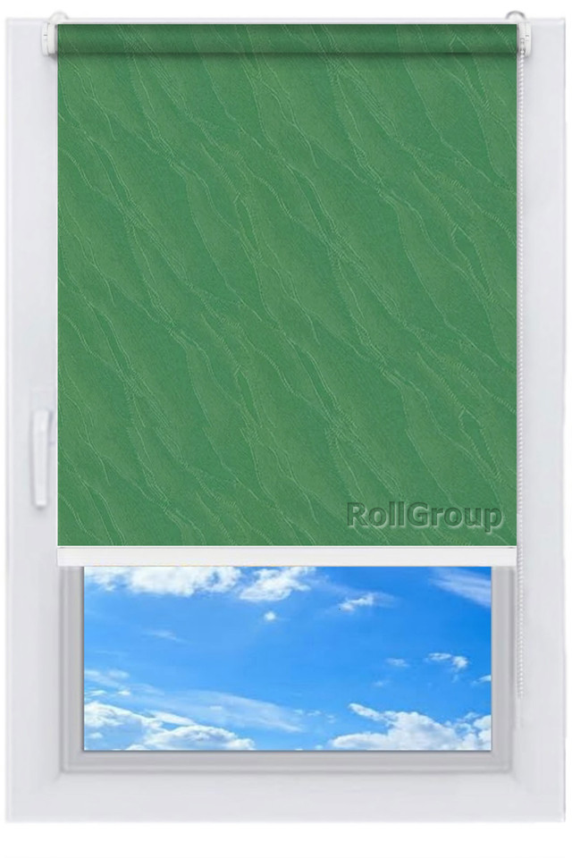 

Ролета тканевая Roll Group Вода 140х165 Зеленый 2159