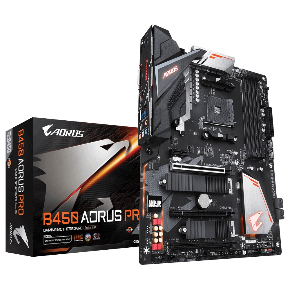 

Материнская плата Gigabyte B450 Aorus Pro Socket AM4