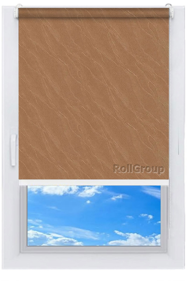 

Ролета тканевая Roll Group Вода 125х165 Бежевый 1827