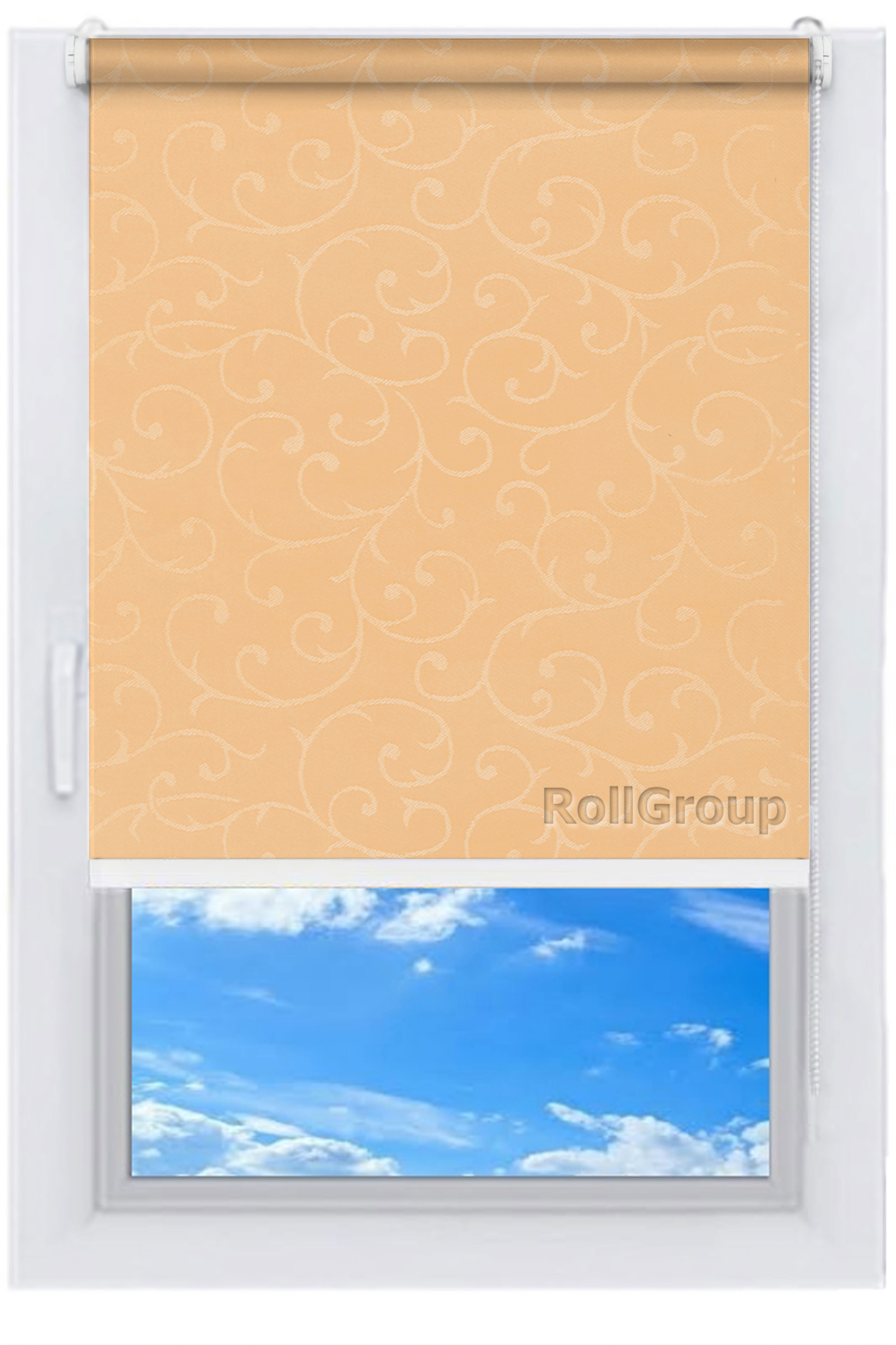 

Ролета тканевая Roll Group Акант 130х165 Абрикос 2170