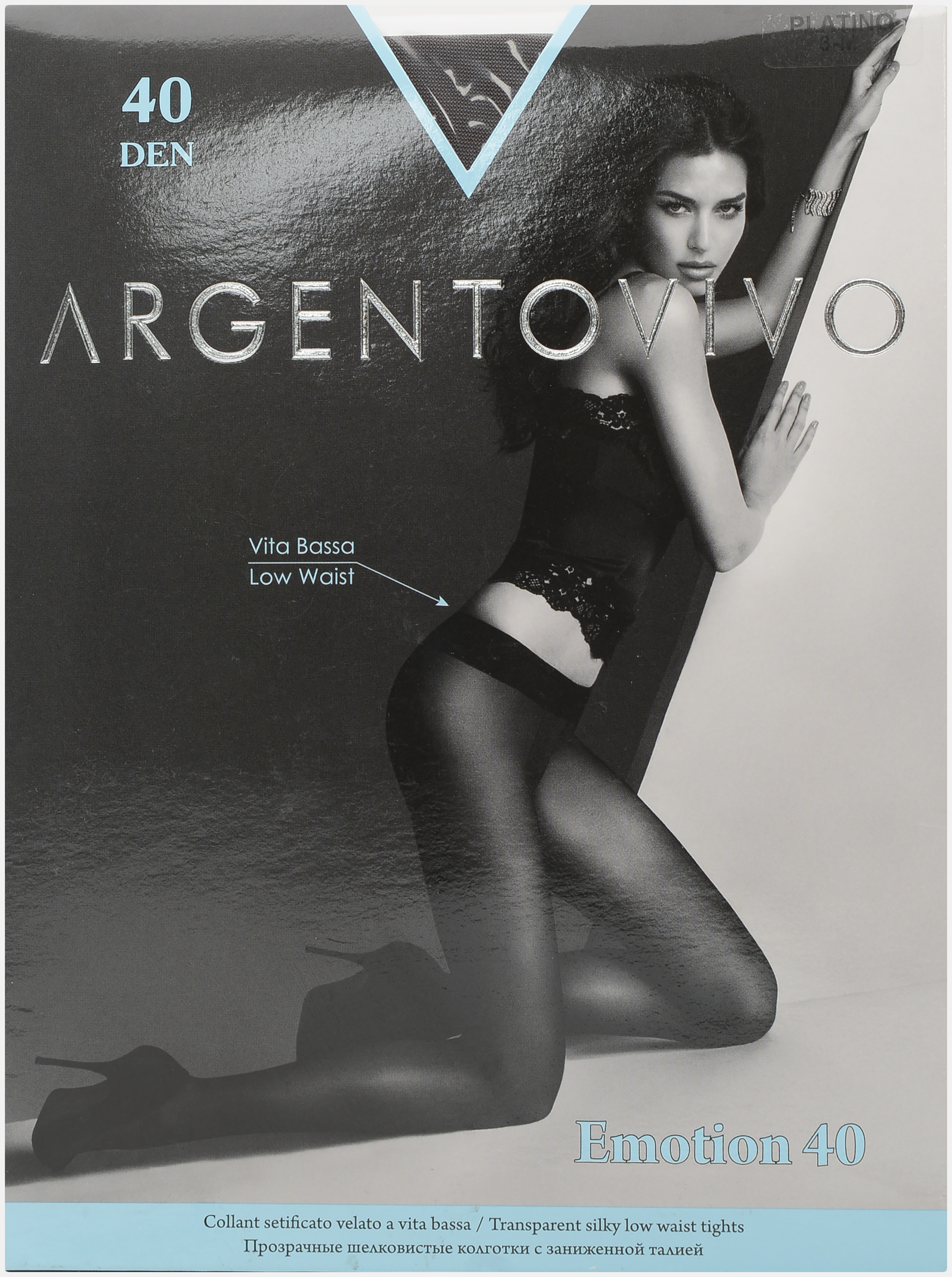 

Колготки Argentovivo Emotion 40 Den 2 Platino