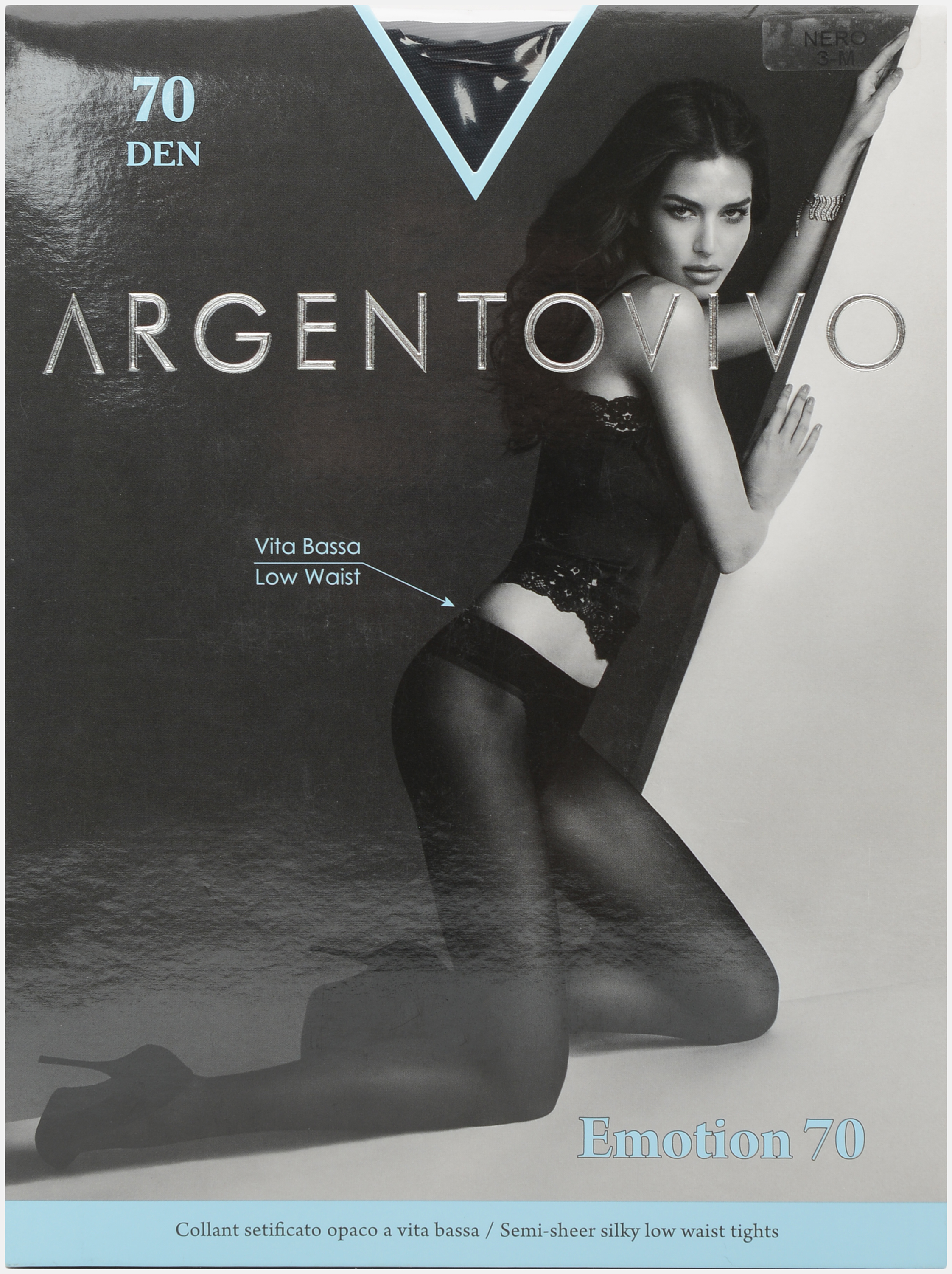 

Колготки Argentovivo Emotion 70 Den 4 Черные