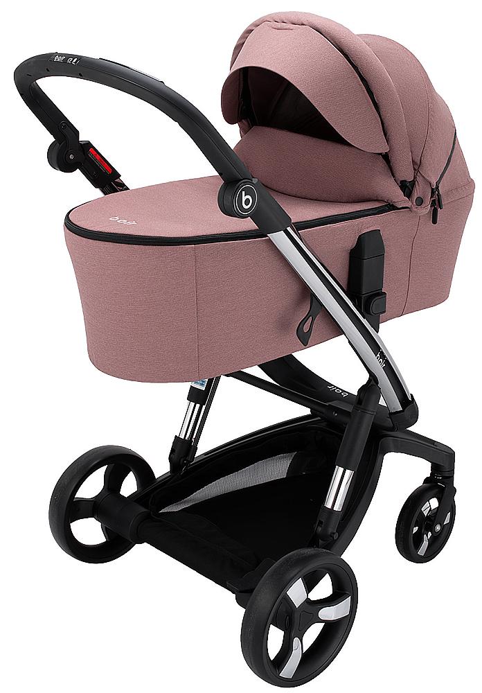

Коляска 2 в 1 Bair Electra B-touch system BE-04 dark pink (розовый)