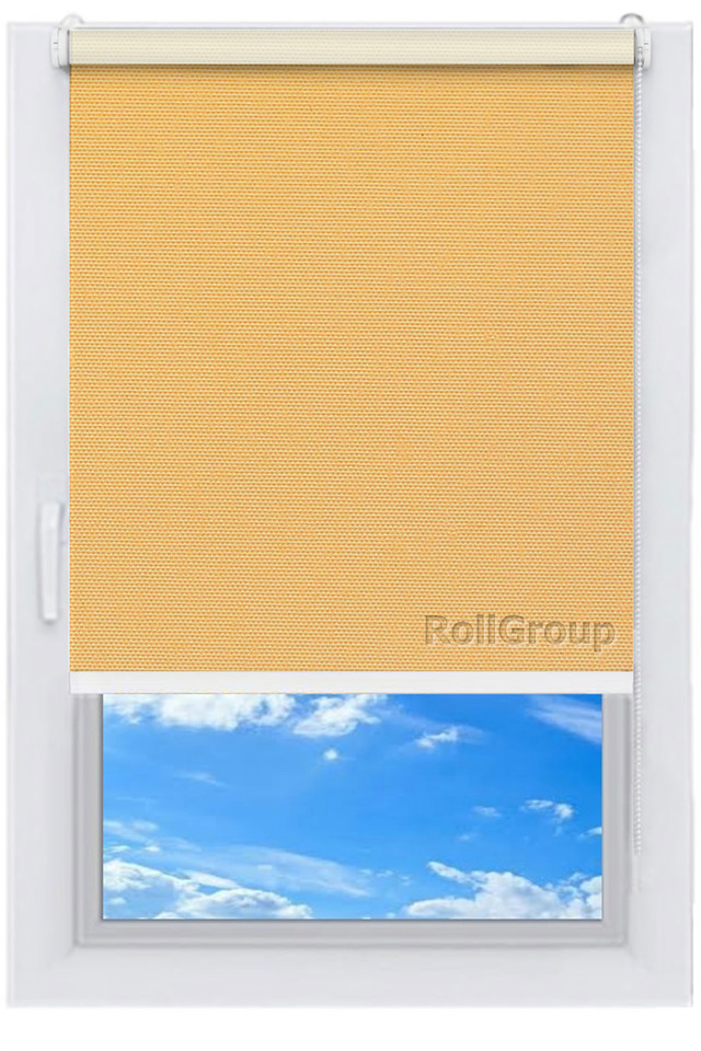 

Ролета тканевая Roll Group Берлин Blackout 95х165 см Бежевый