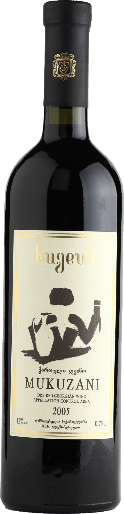 Акція на Вино Bugeuli Мукузани красное сухое 0.75 л 12% (4860004130099) від Rozetka UA