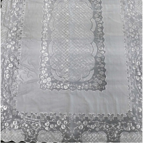 

Клеенка виниловая ажурная отрывная "Lace" 1.37*1.80м 10шт/рул белая Stenson (MA-2388)