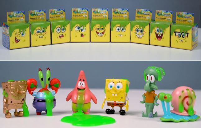 

Игровая фигурка-сюрприз SpongeBob Slime Cube в ассорт. (EU690200)