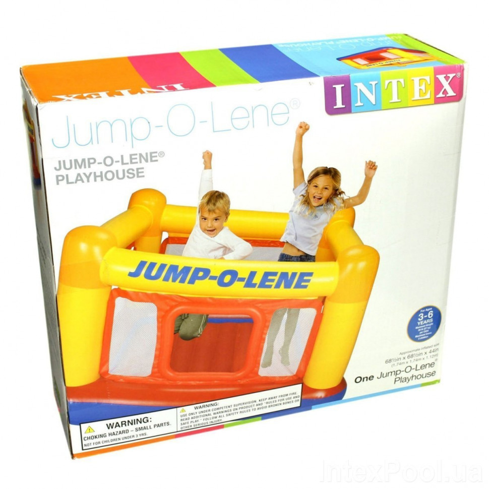 

Надувной батут Intex 48260 «Jump-O-Lene», 174x174x112
