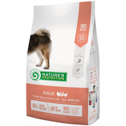 

Сухой корм Natures Protection Adult All Breeds для собак всех пород, 18 кг