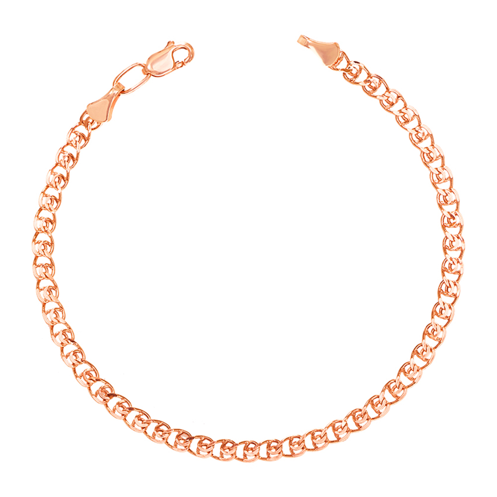 

Браслет Love в красном золоте 2мм, 000101565 19 размера