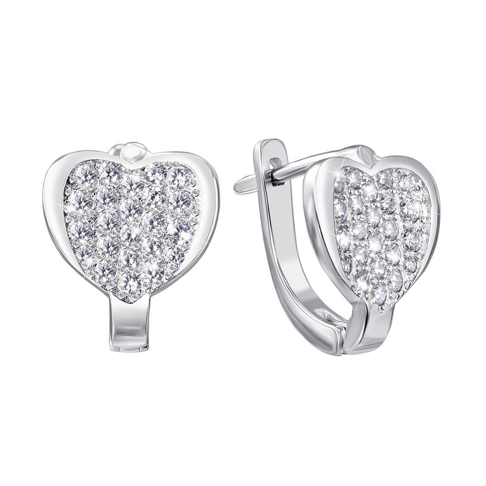 

Серебряные серьги с фианитами 000123176