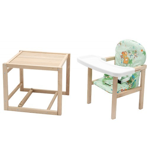 

​Стульчик - Трансформер Babyroom 230 Eko Мишки И Пчелки, Зеленый