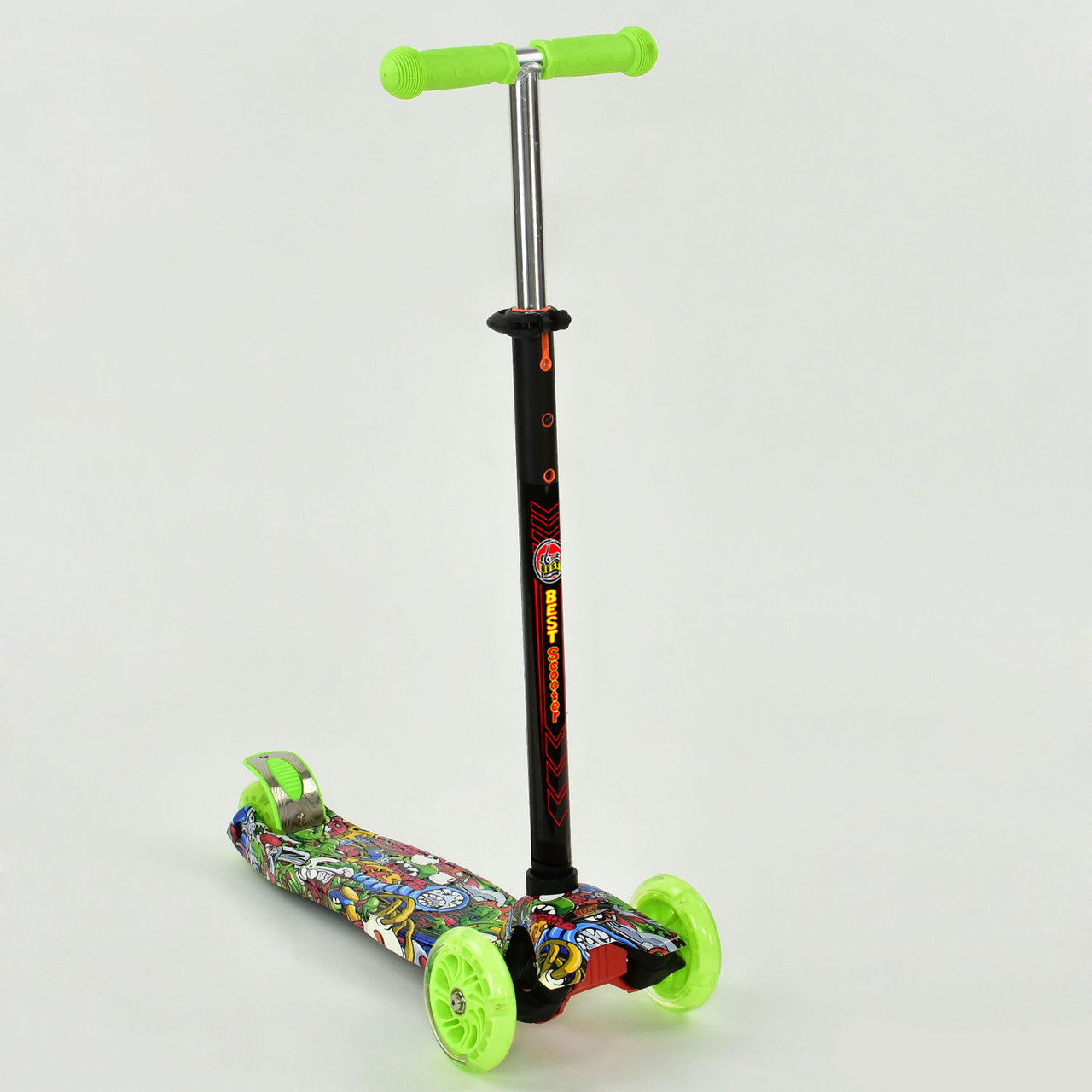 

Самокат BEST SCOOTER A24647/779-1391 салатовый (MAXI)