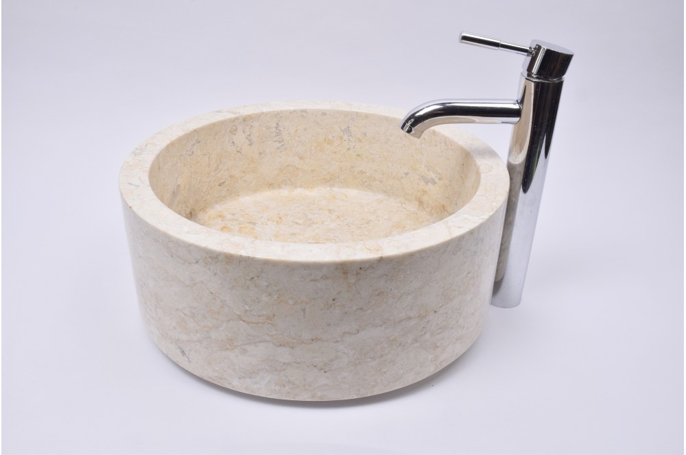 

Умивальник з каменю CREAM Industar s23-3715-3 40 см Круглий