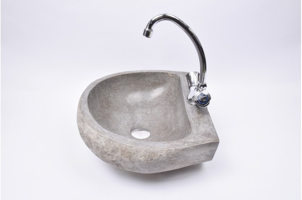 

Раковина з каменю RIVER STONE Industar s20-3778-1 43 х 38 см Асиметрична