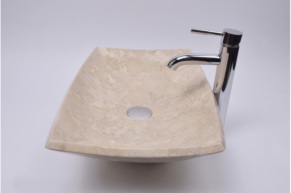 

Кам'яний умивальник CREAM Industar s23-068-6 50 х 35 см Прямокутний