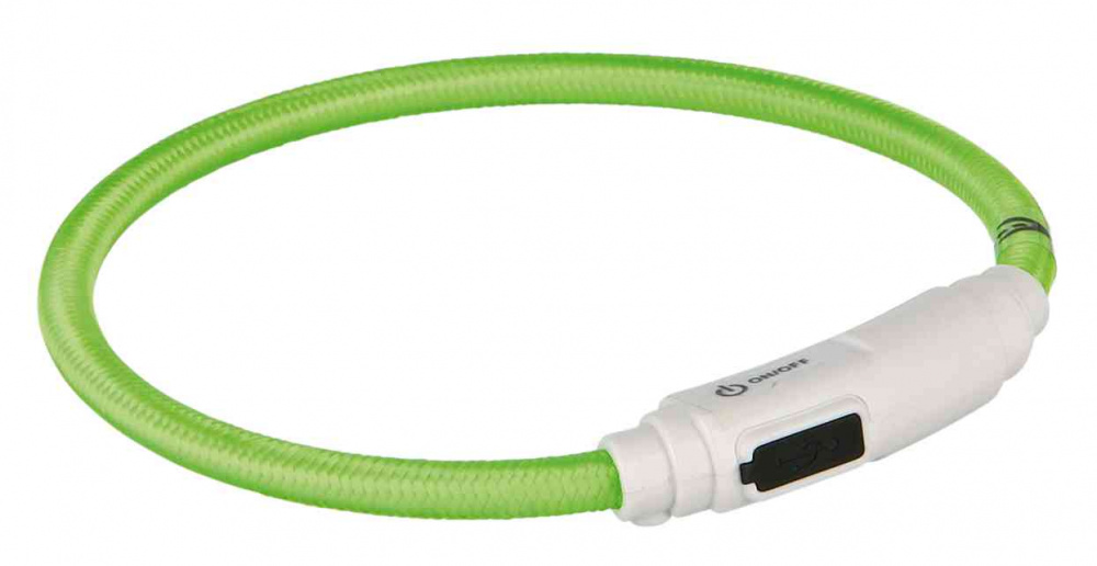 

Ошейник Trixie Flash Light USB светящийся 35 см 7 мм зеленый (TX-41940)