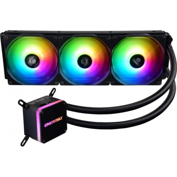 

Система водяного охлаждения Enermax Liqmax III 360 RGB (ELC-LMT360-ARGB), Intel: 2066/2011-3/2011/1200/1150/1151/1155/1156/1366, AMD: AM2/AM2+/AM3/AM3+/AM4/FM1/FM2/FM2+, 394x120x53 мм, 3-pin, 4-pin