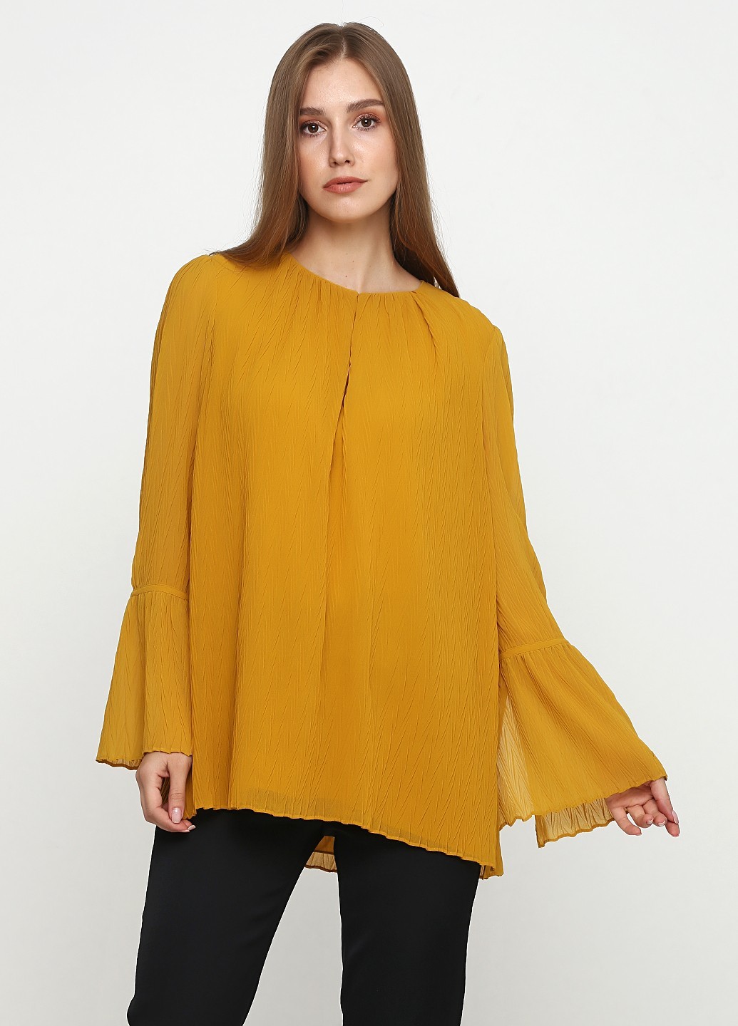 

Блуза Massimo Dutti повсякденна 38 гірчичний 0420.5164.894.305
