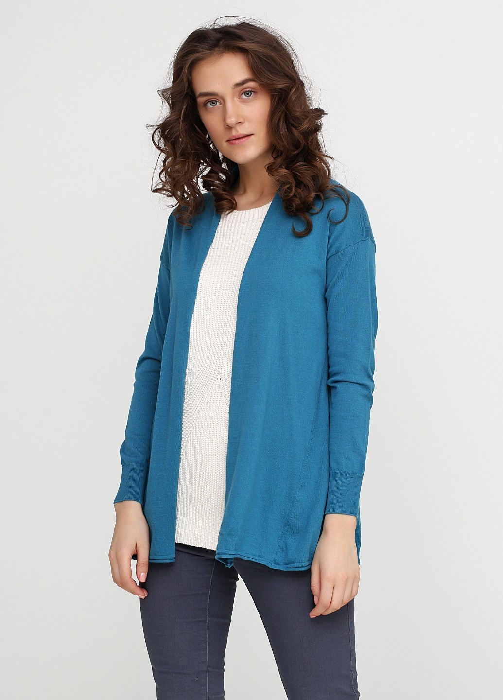 

Кардиган Massimo Dutti повсякденнй S бірюзовий 08205679641567