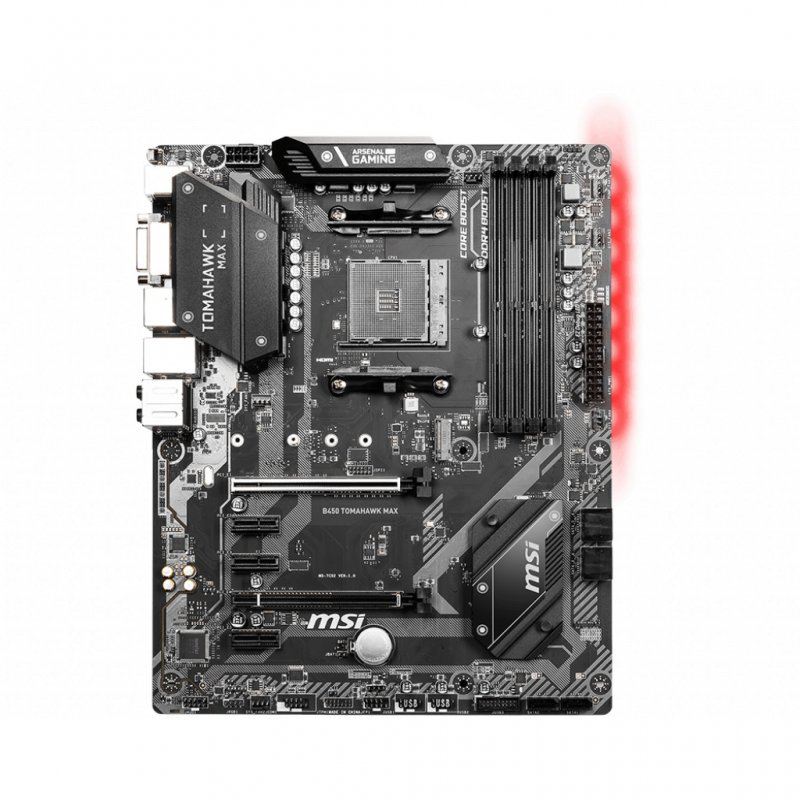 

Материнська плата MSI B450 Tomahawk MAX (B450 TOMAHAWK MAX)