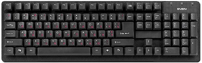 

Клавітура Real-El 501 Standard, USB, black (501 Standard, USB, black)