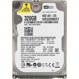 

Жосткий диск WD AV-25 (WD3200BUCT)