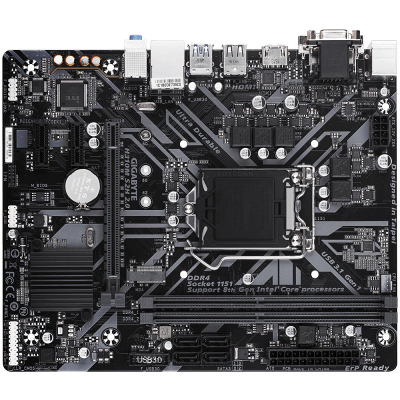 

Материнськая плата Gigabyte H310M S2H 2.0 (H310M S2H 2.0)