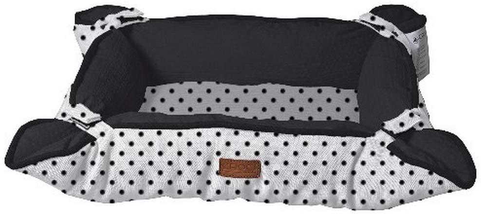 

Лежак-подстилка для собак Croci COZY IMPACT 45*35,5*15 см (черно-белая)
