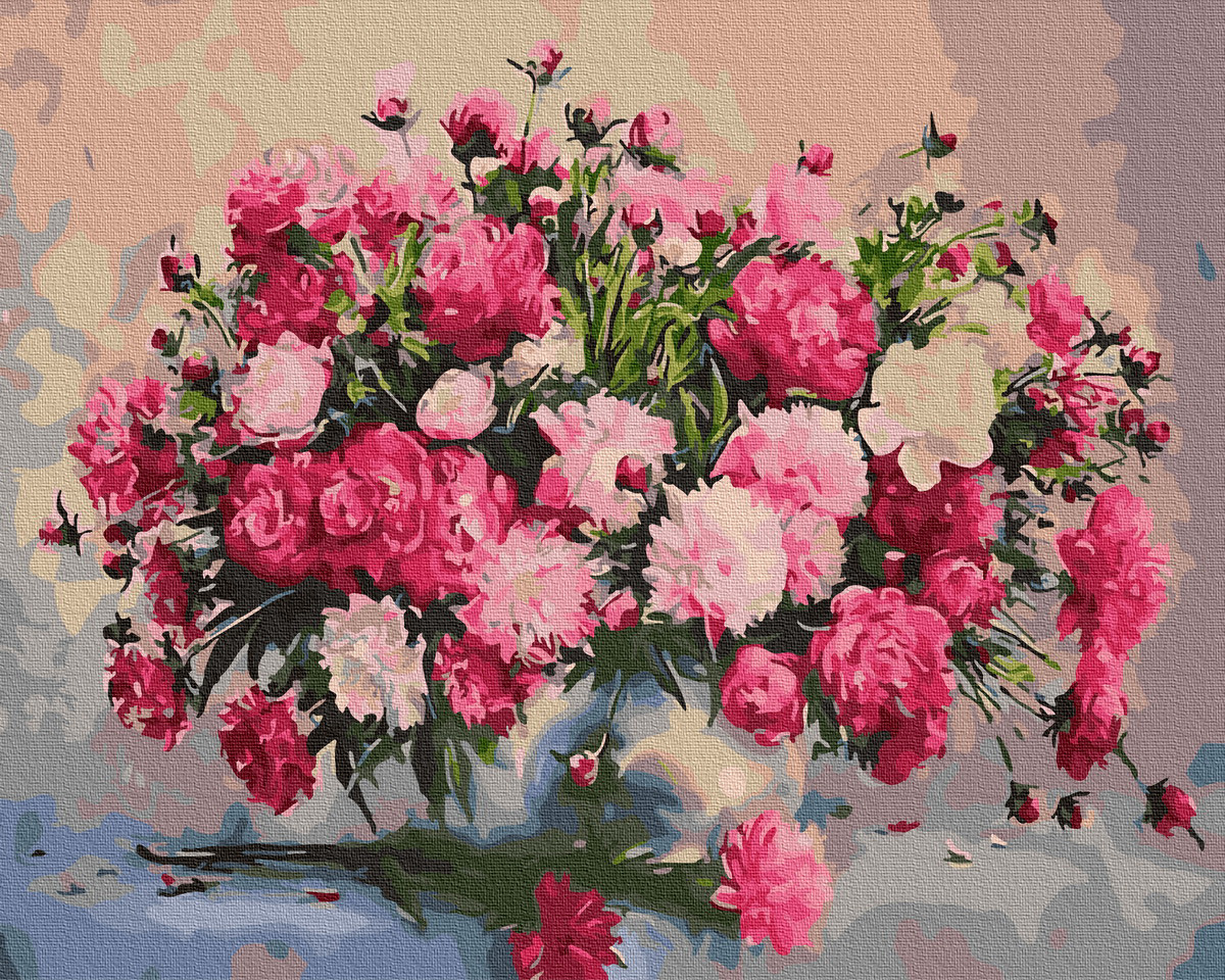 

Картина по Номерам Букет садовых цветов 40х50см RainbowArt GX34010