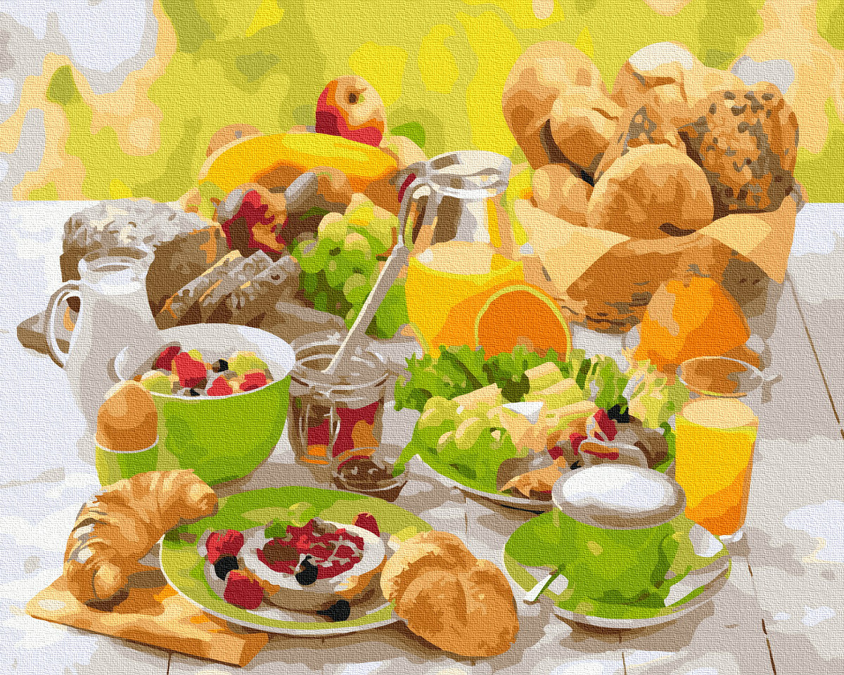 

Картина по Номерам Выпечка на перекус 40х50см RainbowArt GX36533