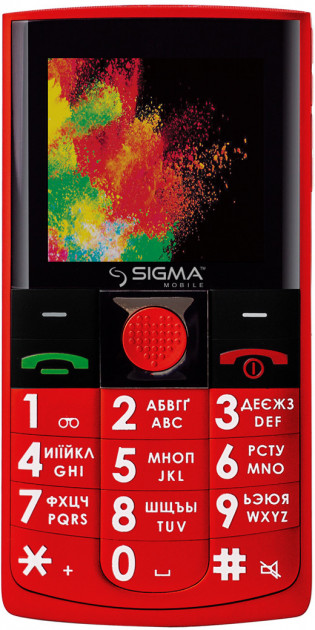 

Мобильный телефон Sigma mobile Comfort 50 Solo Red